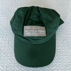 Filson athletic material Patch Baseball Cap like new (never worn)